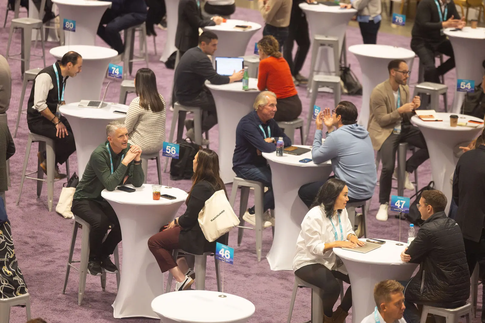 The full Breakthru meeting floor in session