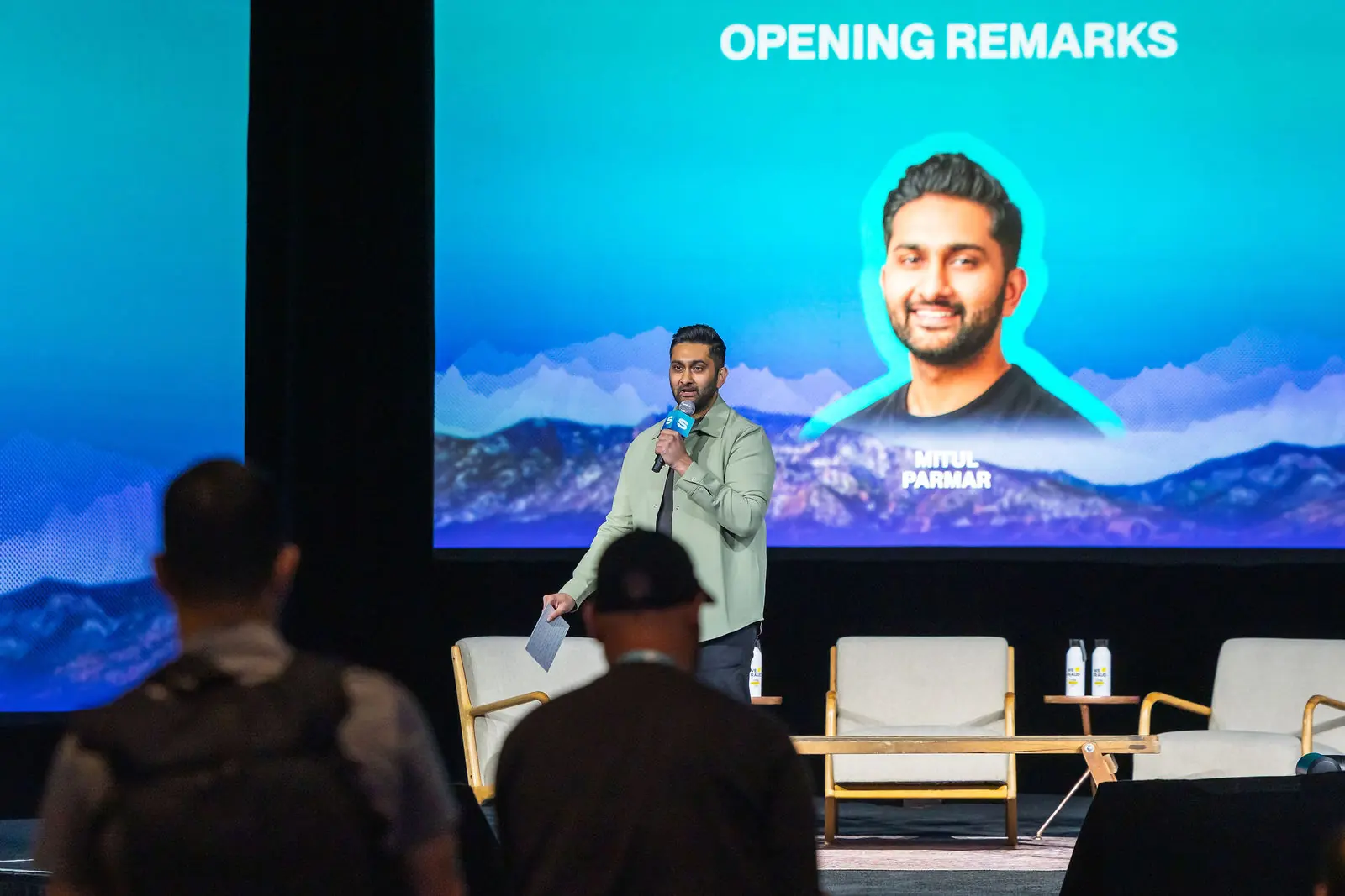Opening remarks under the Safeguard mountain backdrop